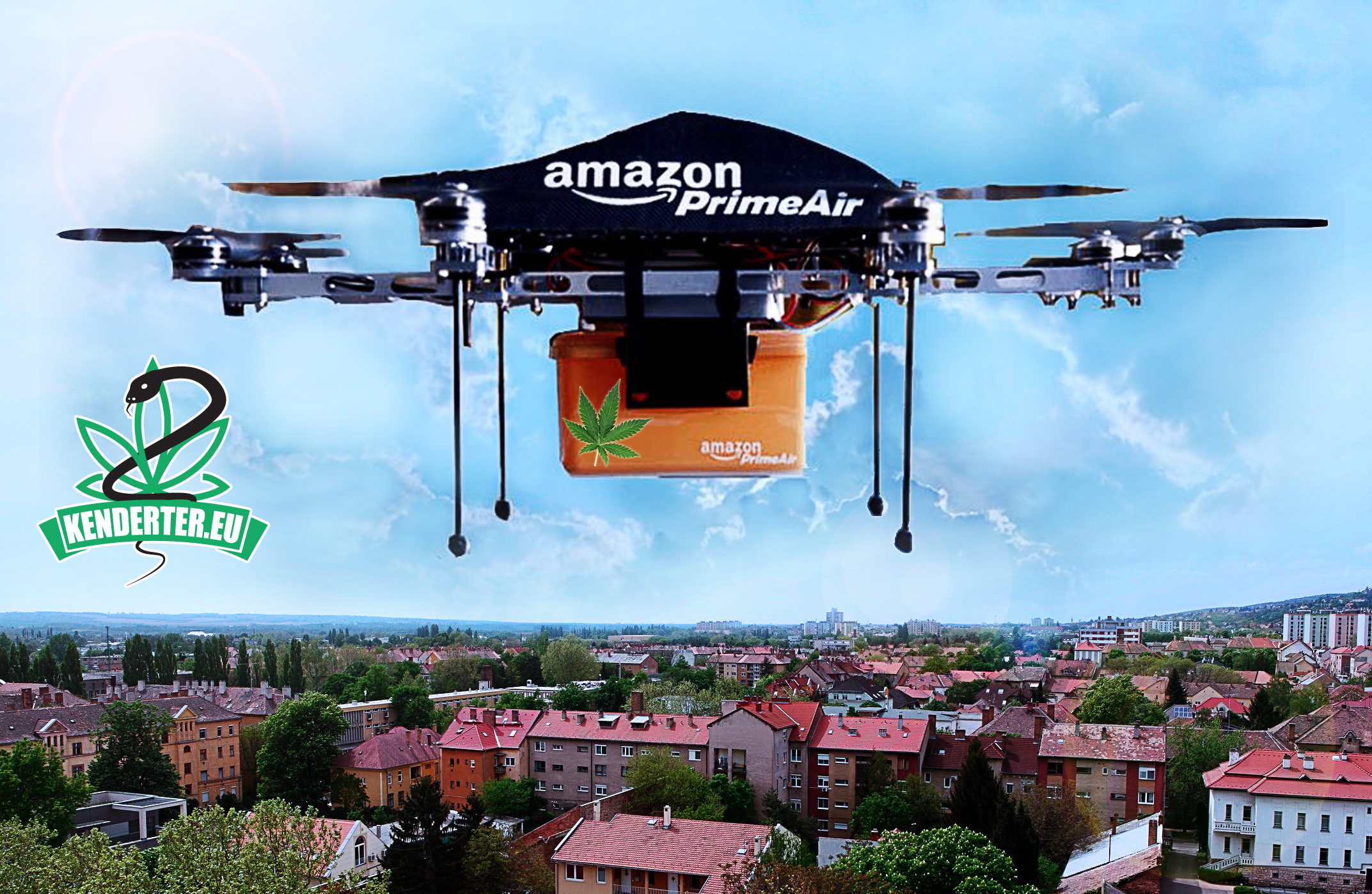 Amazon kannabisz árusításba kezd, drónok szállítják majd házhoz a csomagokat - láss előre