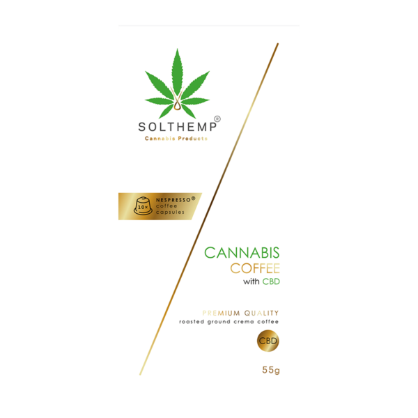 Solthemp® Cannabis Coffee / Crema Nespresso® kompatibilis kapszulában