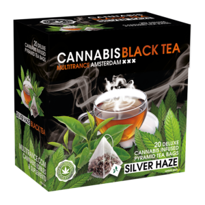 Kannabisz Silver HaZe fekete tea (doboz 20 piramis teafilterrel)