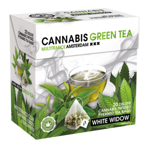 Kannabisz White Widow zöld tea (doboz 20 piramis teafilterrel)