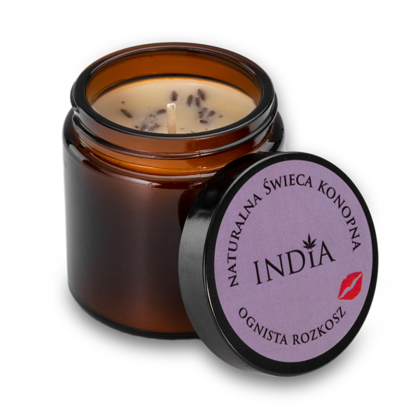 India "Lángoló Élvezet" Kendergyertya 90g