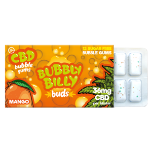 Bubbly Billy Buds kannabiszos mangós rágógumi (36mg CBD)