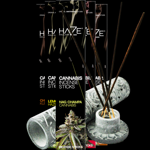 HaZe Nag Champa Illatú Kannabisz Füstölő