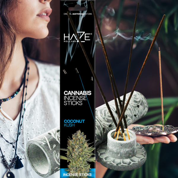 HaZe Coconut Kush Illatú Kannabisz Füstölő