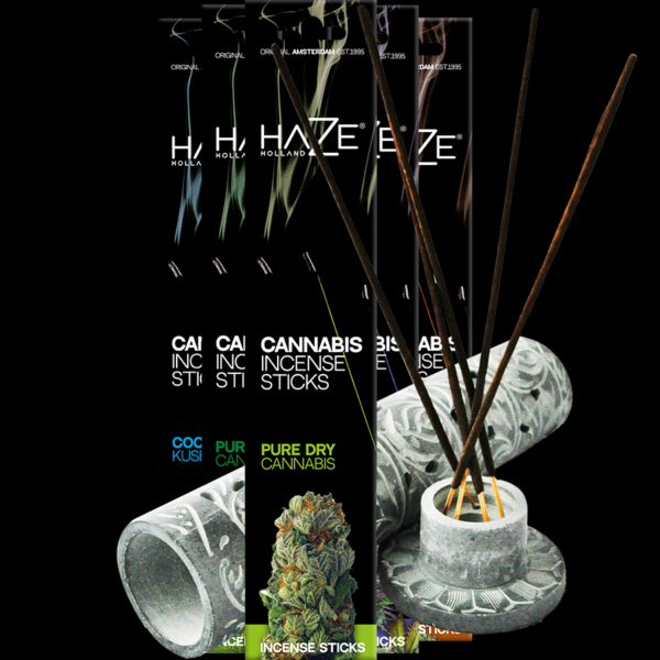 HaZe Pure Dry Cannabis Leaves Illatú Kannabisz Füstölő