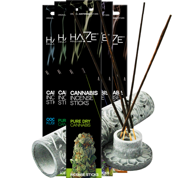 HaZe Pure Dry Cannabis Leaves Illatú Kannabisz Füstölő