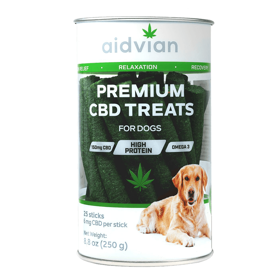 Aidvian Premium CBD Dog Treats – 150 mg (25 db)