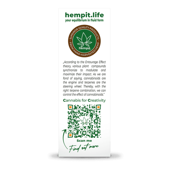 HEMPIT HEMP!TERP Creative 9% CBD Olaj Terpénekkel