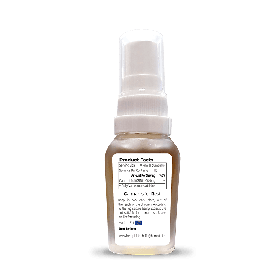 HEMPIT HEMP!TERP Rest 12% CBD Olaj Terpénekkel