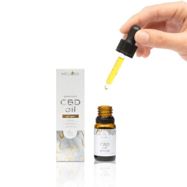 Meliora 10% CBD olaj Gyömbér 10ml
