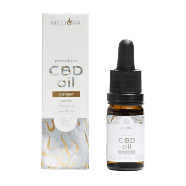 Meliora 10% CBD olaj Gyömbér 10ml