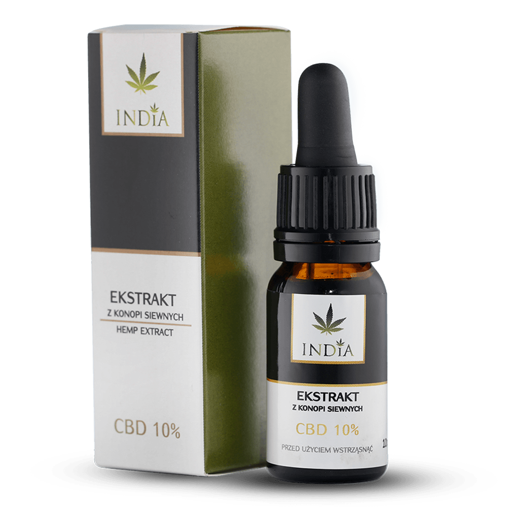 INDIA 10% izo CBD olaj (10 ml)