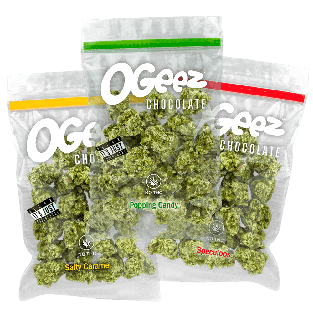 Ogeez kannabisz alakú csokoládé 10g
