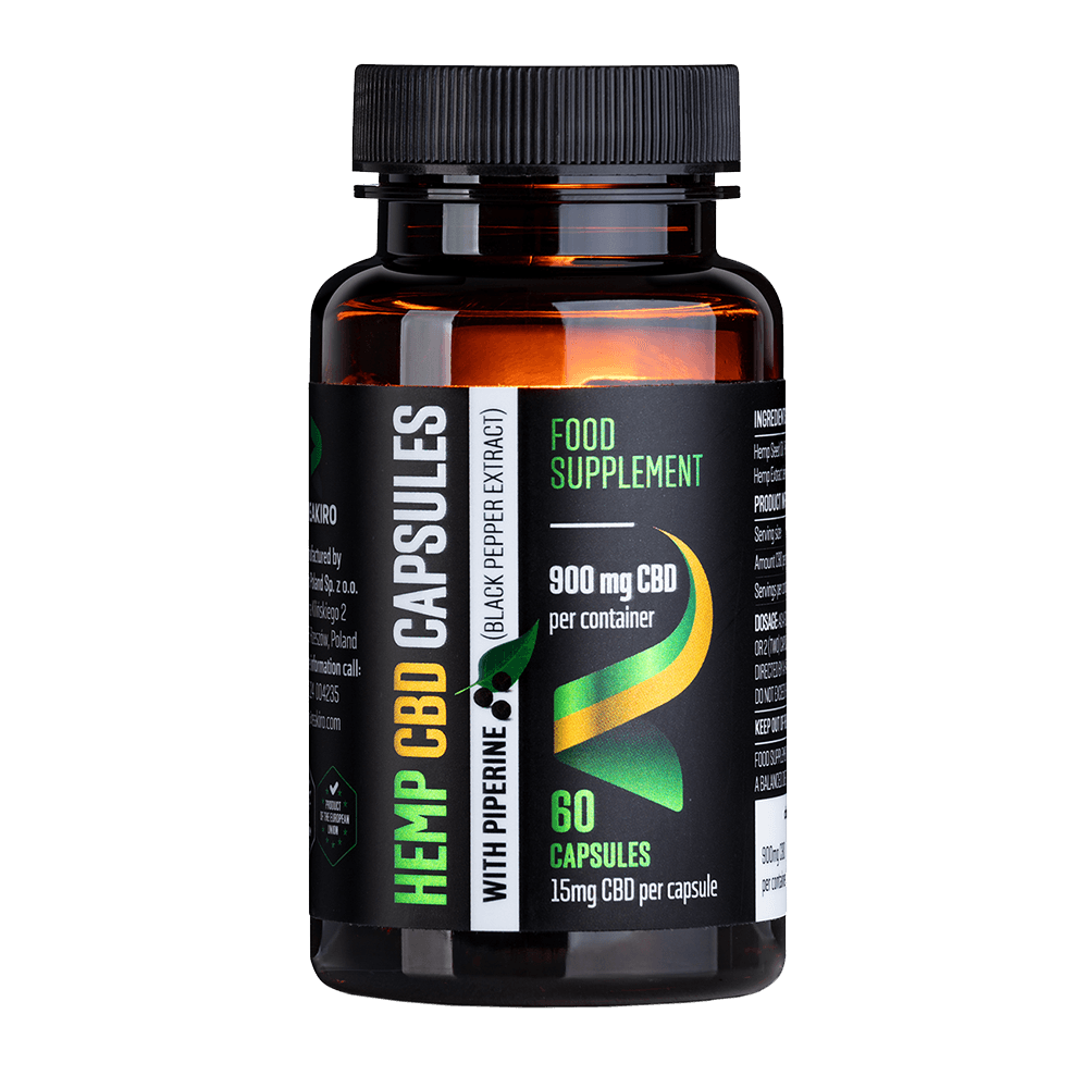 Reakiro CBD lágykapszula 15 mg (piperine)