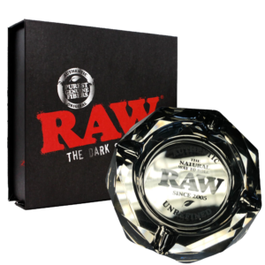 Raw The Dark Side kristály hamutartó ajándékdobozban