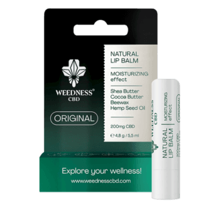Weedness Original Hidratáló Ajakbalzsam 200mg CBD