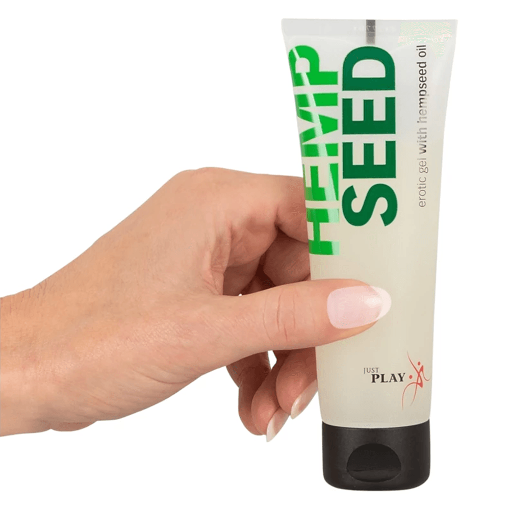 JustPlay - Vízbázisú Kenderolajos Síkosító 80ml