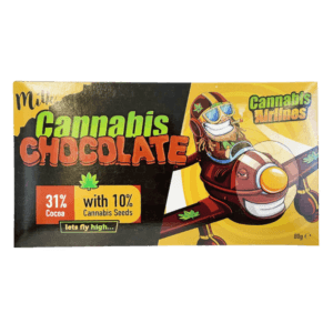 Cannaline Cannabis Airlines tejcsokoládé kannabiszmaggal (80g)