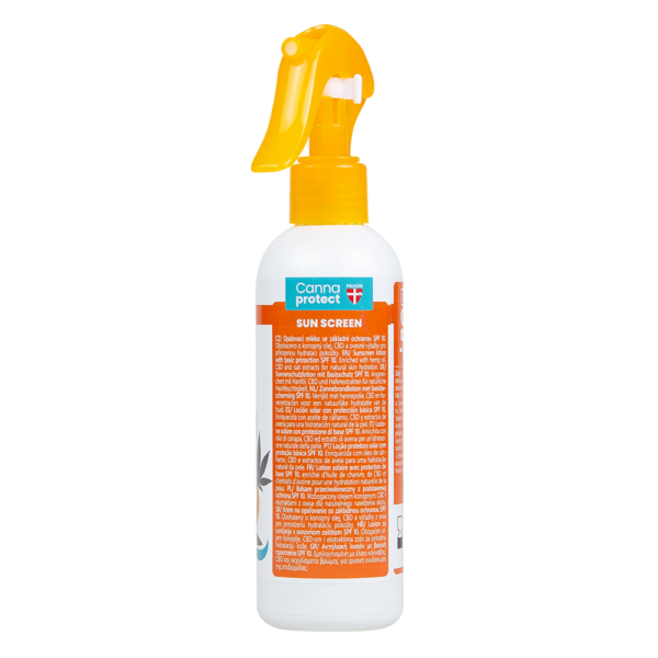 Palacio - CannaProtect Kannabiszolaj Tartalmú Naptej SPF10 (200 ml)