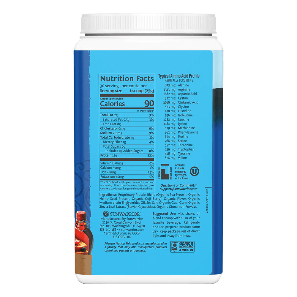 SUNWARRIOR Protein Blend BIO Maple (750g)