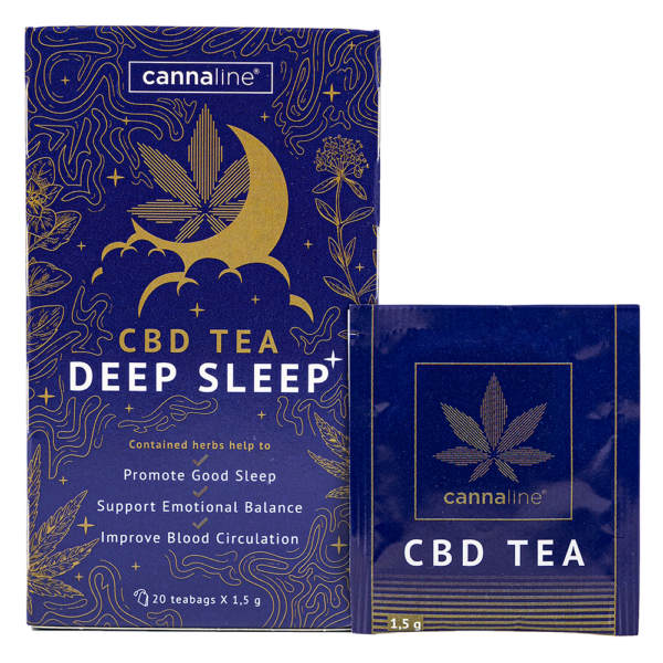 Cannaline CBD Tea Deep Sleep (30g) - Image 2