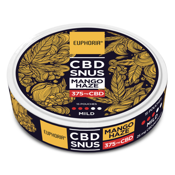 Euphoria CBD SNUS Mango Haze 375 mg