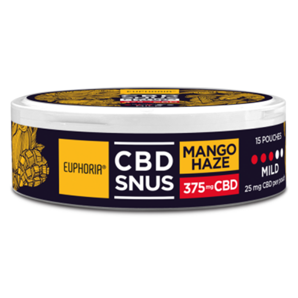 Euphoria CBD SNUS Mango Haze 375 mg