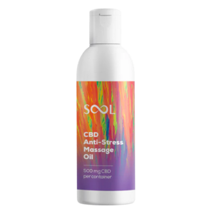 SOOL Stresszoldó Masszázsolaj 500mg CBD (200ml)