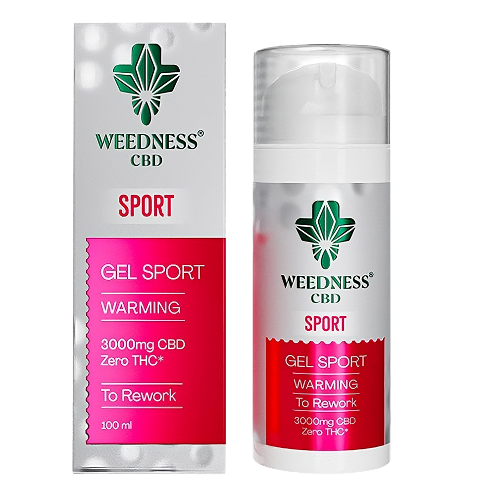 Weedness Warming Gel Sport 3000mg CBD (100ml)