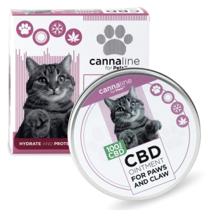 Cannaline Pets CBD Mancs- és Körömbalzsam Macskáknak 100mg CBD (100ml)