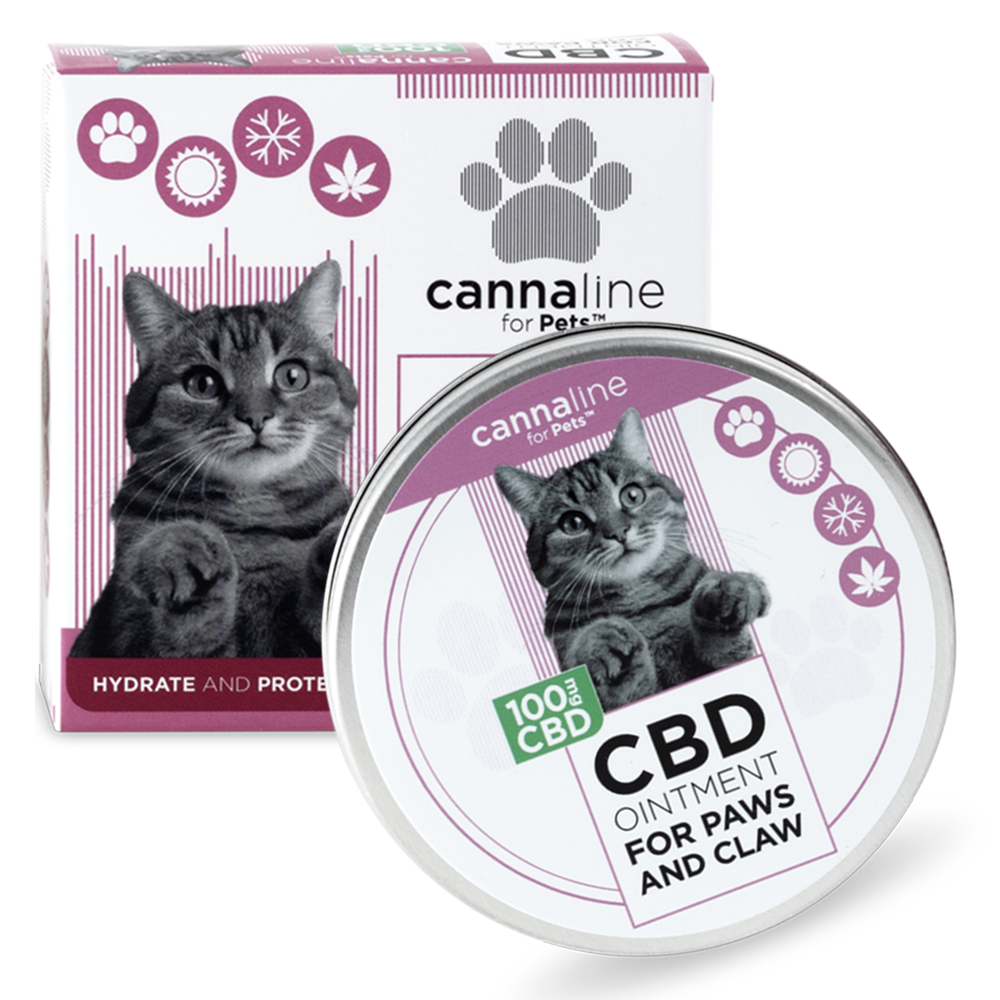 Cannaline Pets CBD Mancs- és Körömbalzsam Macskáknak 100mg CBD (100ml)