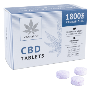 Cannaline CBD Rágótabletta B-vitaminnal 1800mg CBD (30db)