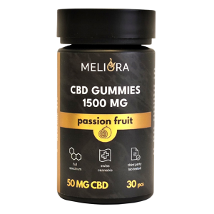 Meliora CBD Gumicukor Maracuja 1500 mg (30db)
