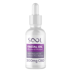 SOOL Renew & Protect CBD arcápoló olaj 300mg (30ml)