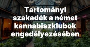 Tartományi szakadék a német kannabiszklubok engedélyezésében