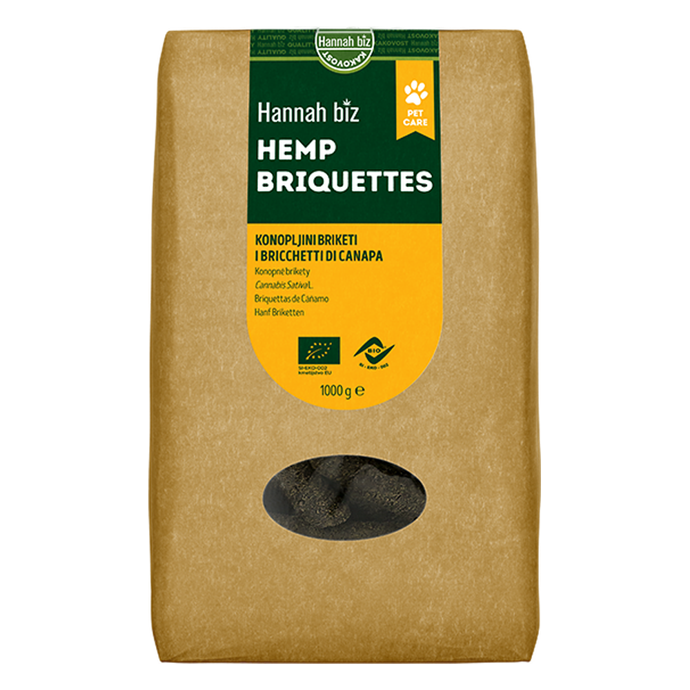 Hannah biz BIO kender brikett 1000g