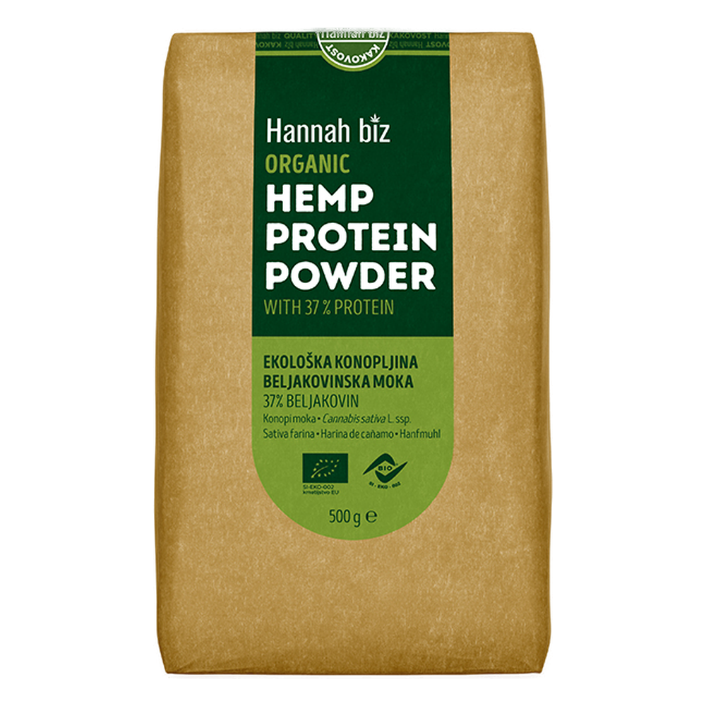 Hannah biz BIO kender protein 37% 500g