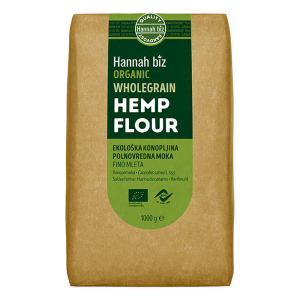 Hannah biz BIO teljes kiőrlésű kender liszt 1000g